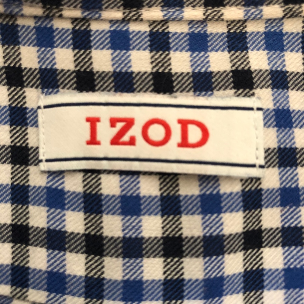 Izod Long Sleeve Shirt Men's 15 1/2 x 33 - Picture 4 of 6